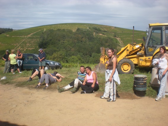 Un moment des vendanges très agréable ...