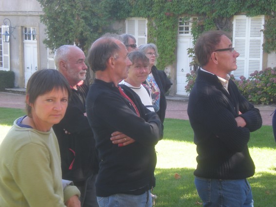 Pendant la Journée Européenne du Patrimoine François, Monique et les autres très attentifs