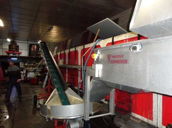 Le cuvage de vinification Cuvage